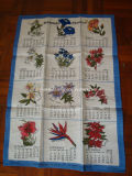 100% Linen Fabric Wall Calendar (LC--001)