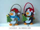 Cute Christmas Felt Penguin Basket