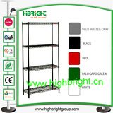 Stylish Plastic Powder Coating Commercial Wire Shelving