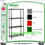 Stylish Plastic Powder Coating Commercial Wire Shelving