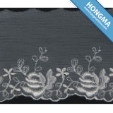 Good Quality Mesh Elegant Organza Lace (1607-0025)