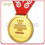 Souvenir Gift Custom Marathon Running Gold Sport Award Metal Medal