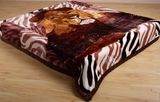 100% Polyester Printed Mink Blanket