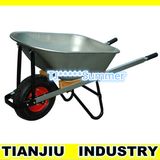 Zinc-Plated Building Wheelbarrow Wheel Barrow Wb8601 for Australia Market