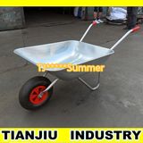 Europe Model Wheelbarrow Wheel Barrow Wb5205 with Galvanized Tray