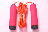 Red PVC Rope with Foam Handle Jump Rope