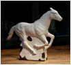 Running Ceramic Horse for Shop Office Home Furnishing Decor (sp-335)