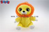 Big Eyes Yellow Lion Plush Stuffed Animal Toy in Wholesale Price Bos1171