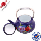 Purple Enamel Teapot with Bakelite Handle