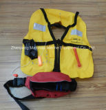 Marine Inflatable Life Jacket with Waist Bag