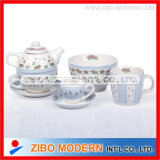 16PCS Dinnerset in Fine Porcelain with Imprintings