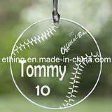 Personalized Sport Glass Souvenir Gift for Christmas Tree Ornaments