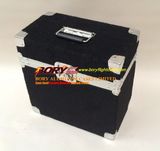 2014 Newest Aluminum Black Storage DJ Case for 50 Vinyl Lp Records 12