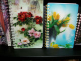Promotional Advertising Exercise Notebook with 3D Effect Lenticular Printing