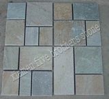 SGS Netted Mosaic Honey Quartz Slate