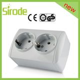 European Electrical Socket Outlet Double 220V