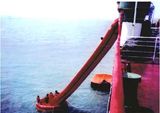 Inclined Single Chute Passage Marine Evacuation System