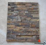 Natural Rusty Yellow Slate for Wall Cladding Decoration