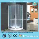 Acid Glass Flower Simple Shower Cabin/Room with CE (BLS-9505)