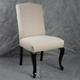 Beige Linen Fabric Restaurant Chair Restaurant Furniture (GK510)