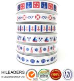 Hsr6-112 Single Printed Satin Ribbon for Holiday