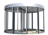 Automatic Revolving Door, Two Wings, Lenze Motor, with Sliding Auto Door by Dunker Motor