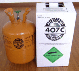 High Purity R407c Freon Refrigerant Gas for Refrigeration Industry