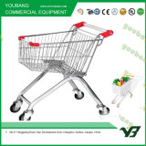 Customized European Style Supermarket Shopping Trolley