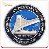 Custom Embossed Nickel Plated Souvenir Coin