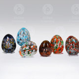 Made in China Handblown Clear Glass Eggs for Decoration or Christmass