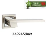 Zinc Alloy Lever Handles for Wooden Doors Galvanized