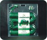 100ft Watering Garden EVA Coil Hose with The Spray Gun Set