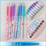 Cute Printing Hot Sale Promotion Wood Pencil with Eraser