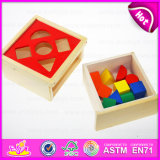 2015 Interesting Non-Toxic Wooden Puzzle Block, Educational Wooden Toy Puzzle Block, Top Sale Kids Wooden Puzzle Block Toy W12D021