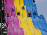 Water Park Equipment Rainbow Wavy Slide for Water Park