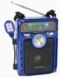 Portable Radio with Rotatable Light