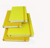 PU Notebook with Silk Book Mark and Elastic Band