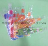 Plastic Drink Bag with Bottle Shape