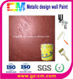 Interior Wall Paint- Damping Proof Wall Decoration Golden Paint