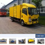 HOWO Light Truck with Fold Down Tray, Container Truck