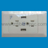USB Wall Socket Outlet for Us/USA/Amercia