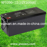 Raw Material Manufacturing 12V200ah Deep Cycle Solar Battery -- Nps200-12