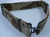 Camouflage Belt with Eyelet and Steel Buckle
