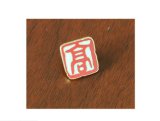 Promotional Square Soft Enamel Badge Logo Stamped Badge (GZHY-CY-034)
