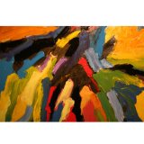 Latest Design Customizable Reproduction Abstract Oil Painting on Canvas