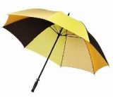 Black/Yellow Golf Promotional Umbrella