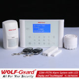 French Spanish Italian Voice Instruction! GSM and Land Line (PSTN) Dual Network Alarm;
