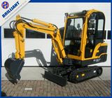 China Made 1.8t Mini Excavator with Steel Dozer Blade