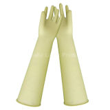 White Latex, Duty Rubber Chemical Gloves
