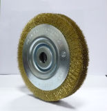 Wheel Brush with High Efficiency (Crimped wire, 75mm~300mm Diameter)